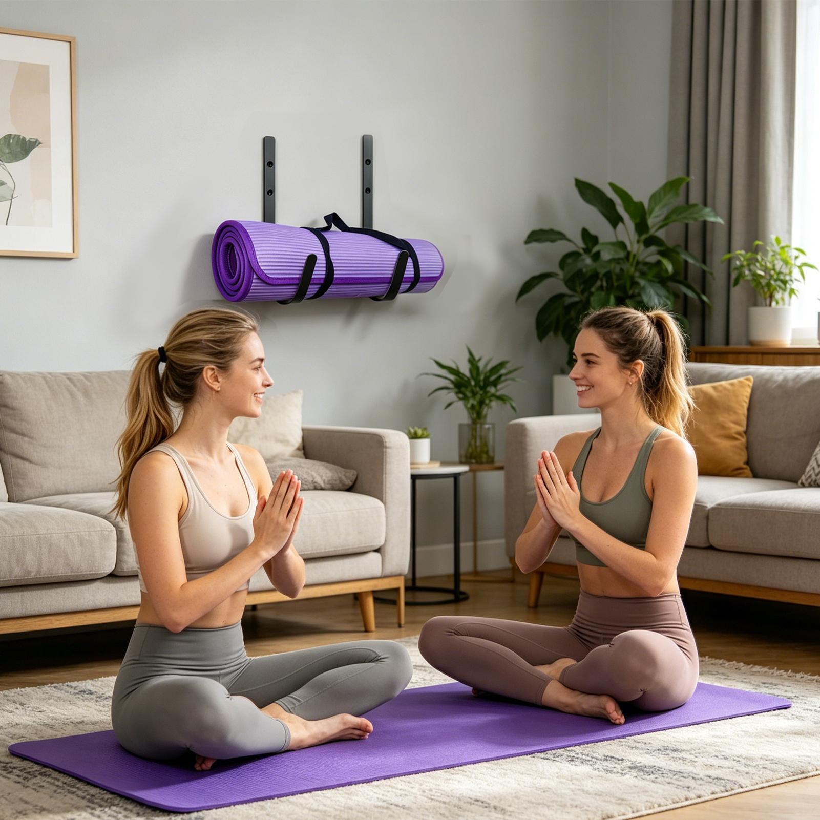 Pilates Yoga Garage - Yoga Mat Wall Mount Foam Roller
