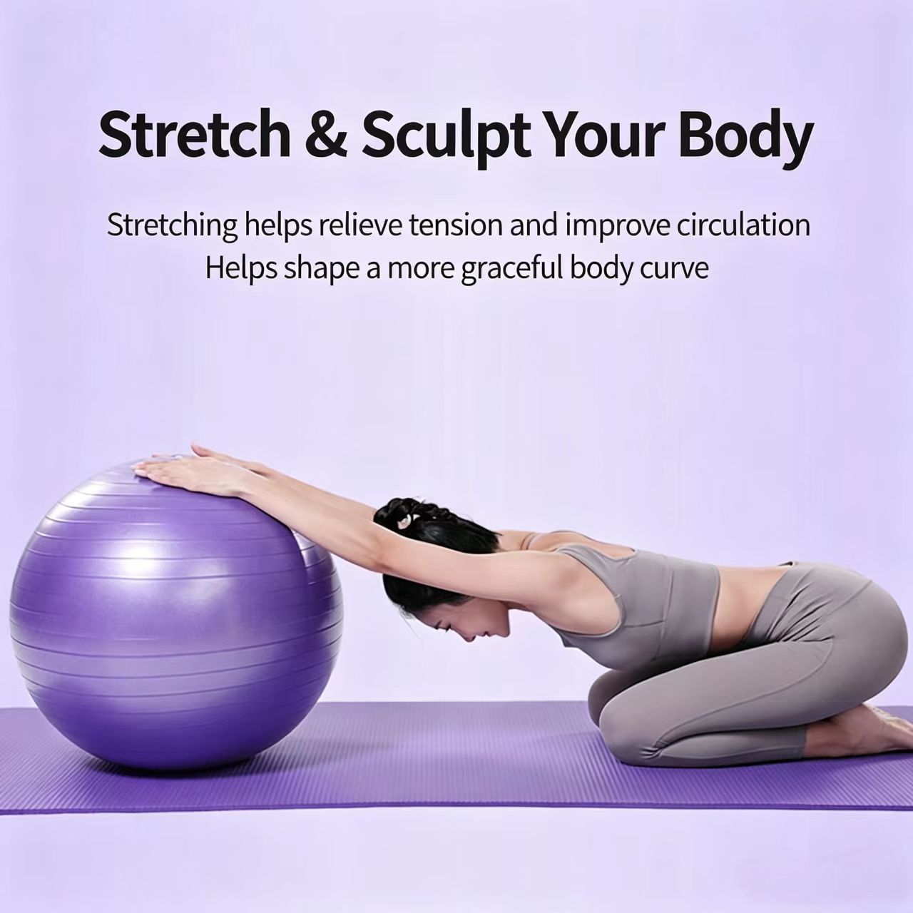 Thickened PVC Yoga Ball/Pilate - Pilates Yoga Pregnancy recension och pris