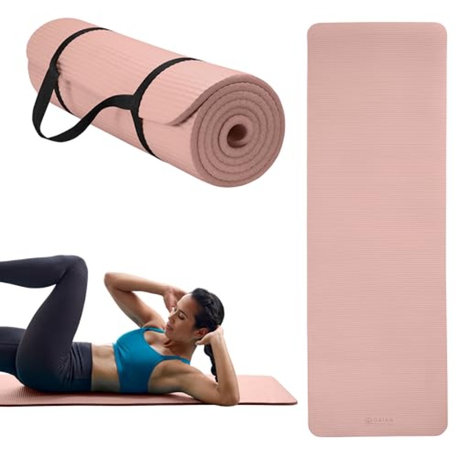 Thick Yoga Mat, Exercise and F - Pilates Yoga Joint recension och pris