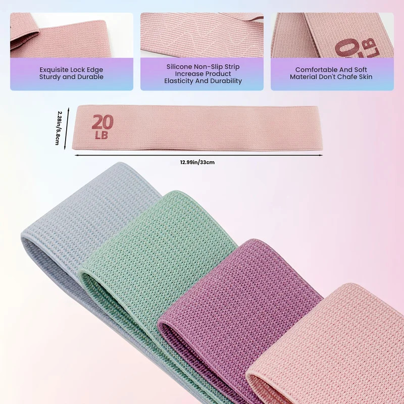 20-90LB Fabric Elastic Band Fi - Pilates Yoga Joint recension och pris