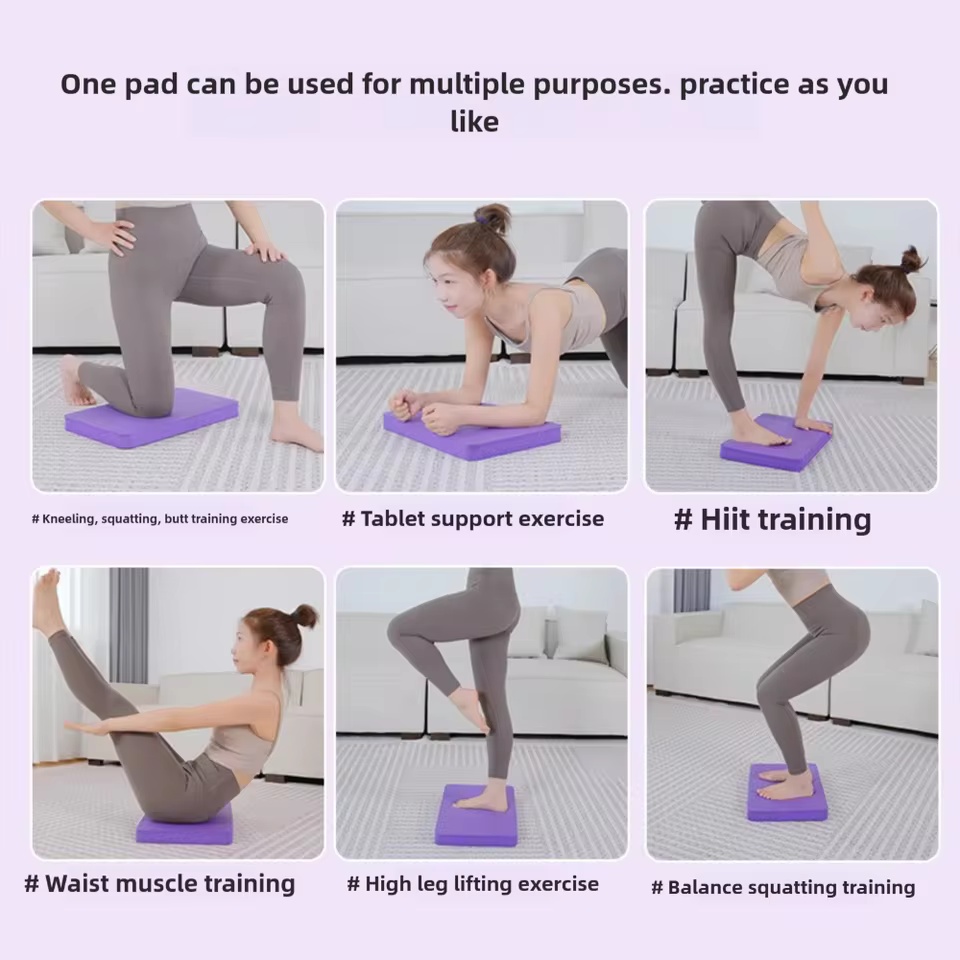 1pc Non‑Slip Foam Balance Pad, - Pilates Yoga Joint recension och pris