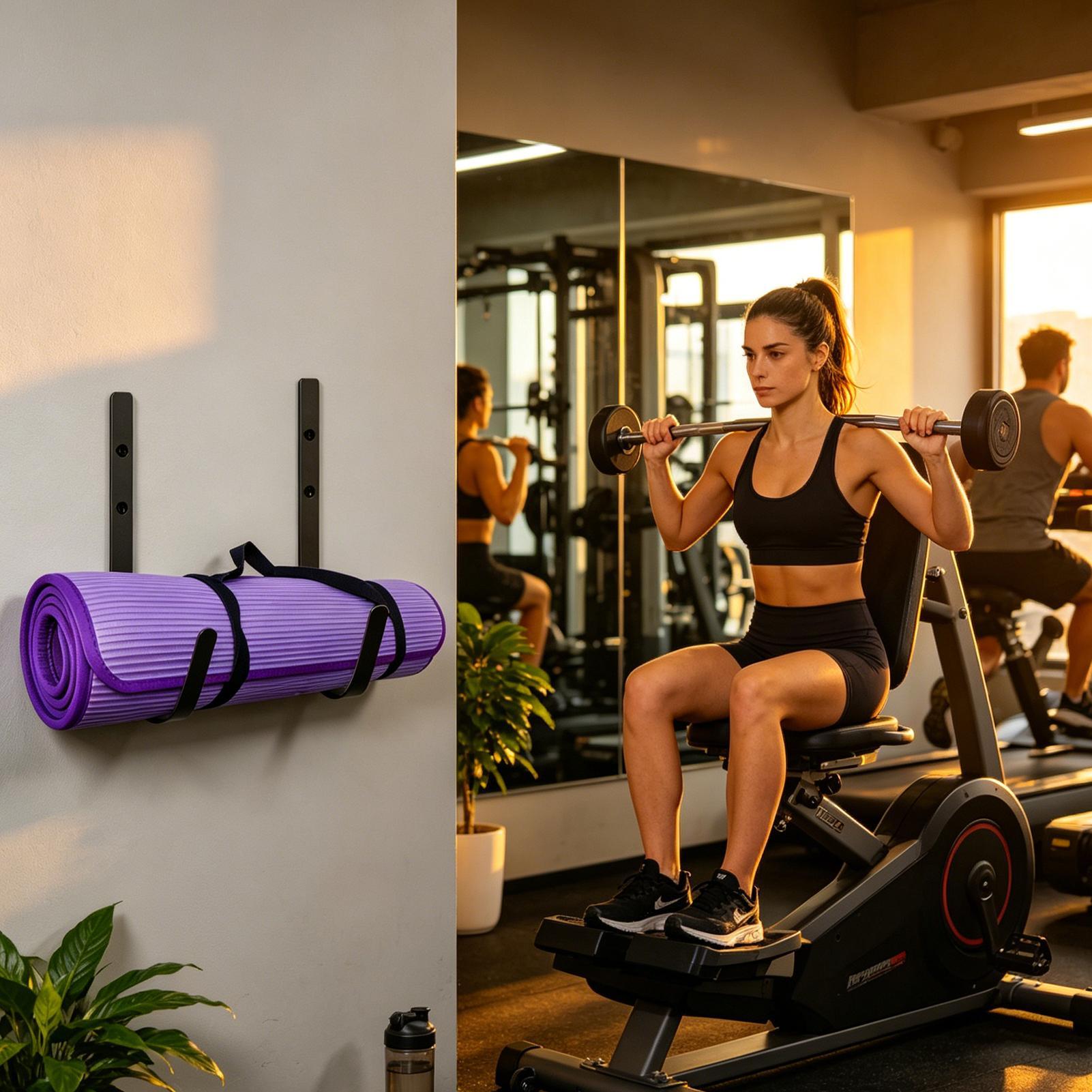 Yoga Mat Holder Wall Mount Foa - Pilates Yoga Garage recension och pris