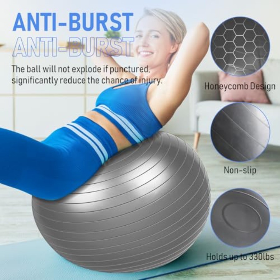 Yoga Exercise Ball Bulk for Pr - Pilates Yoga Pregnancy recension och pris