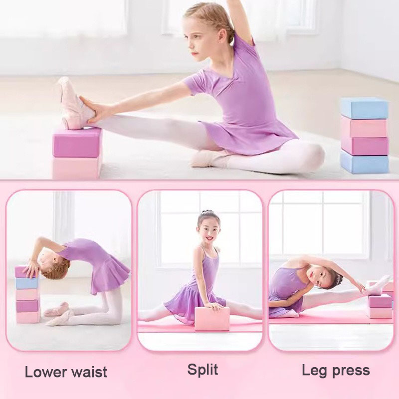 1PC Yoga Building Blocks Cubes - Pilates Yoga Block Exercises recension och pris