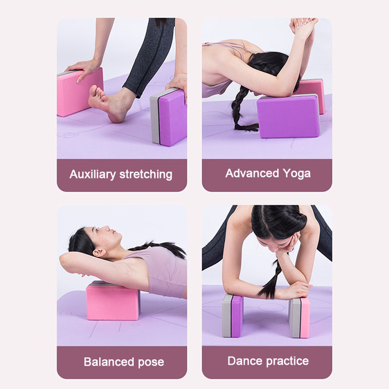 1PC Yoga Building Blocks Cubes - Pilates Yoga Block Exercises recension och pris