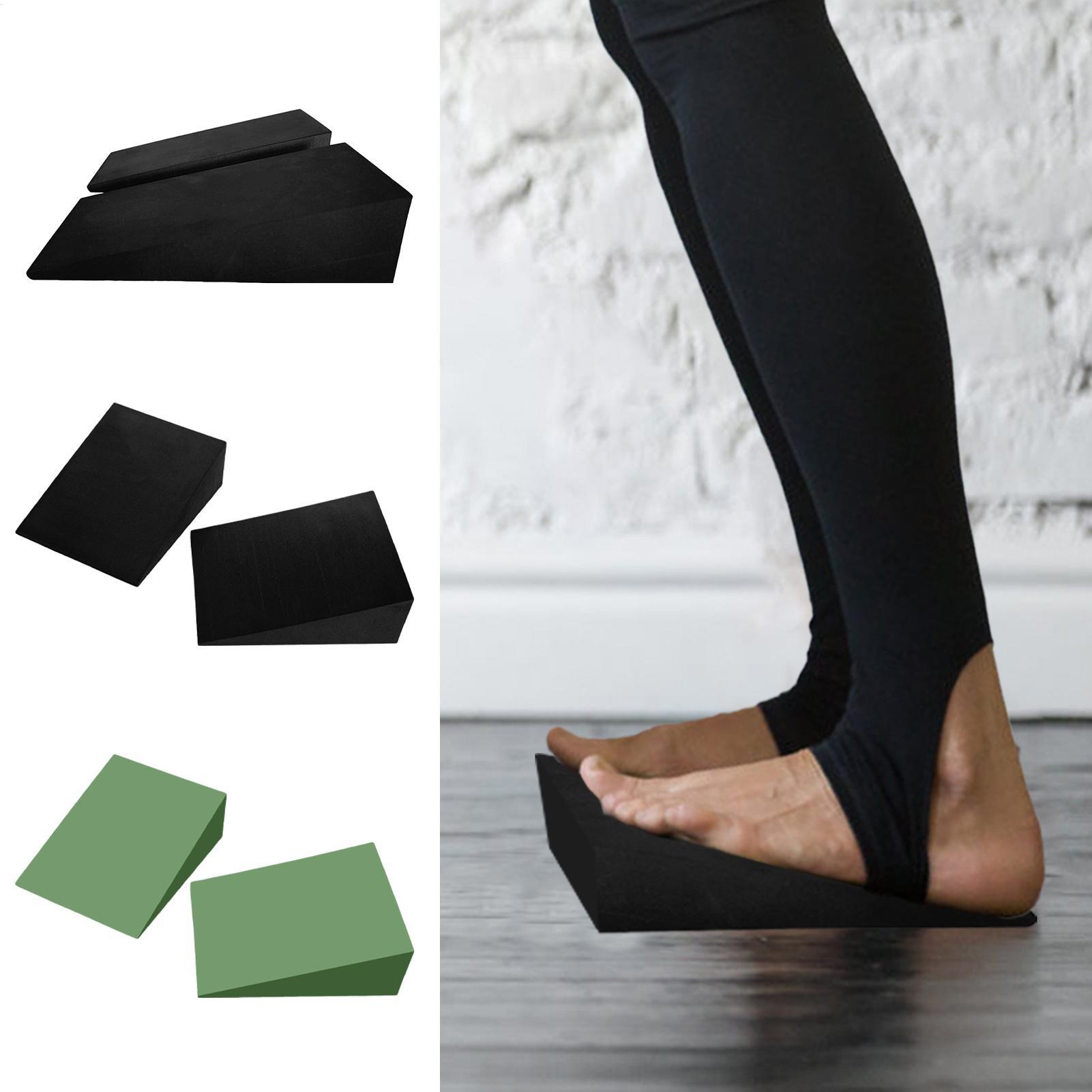 1Pairs Yoga Wedge Blocks EVA F - Pilates Yoga Block Exercises recension och pris