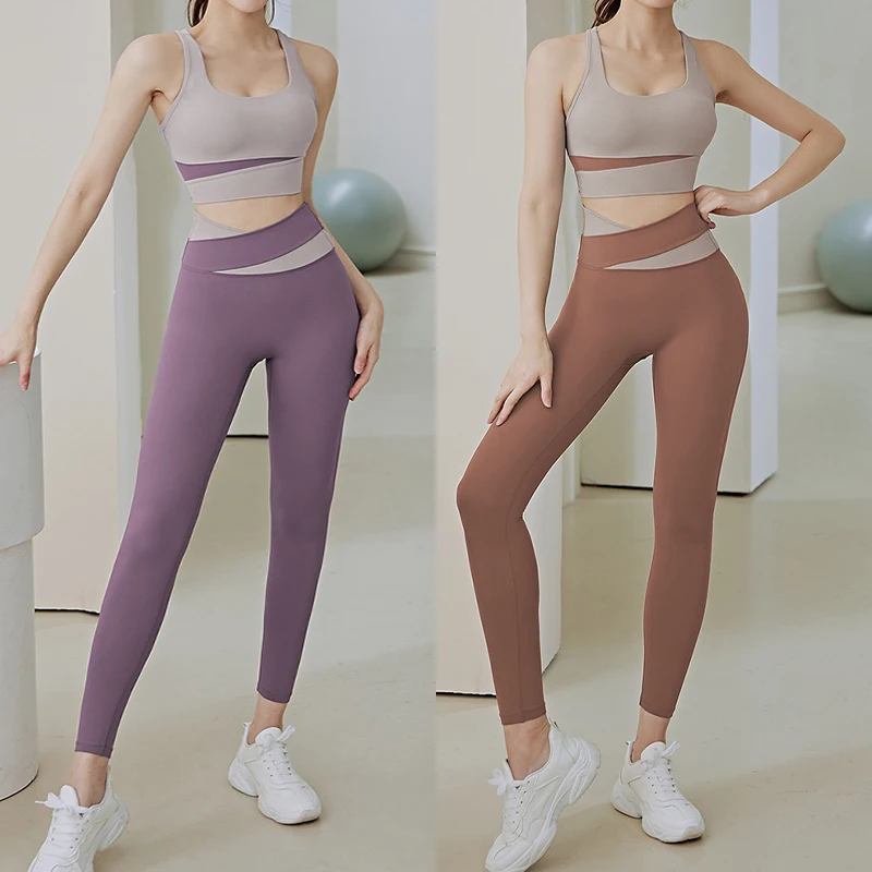 Aiithuug Yoga Crop Top Splicin - Pilates Yoga Joint recension och pris