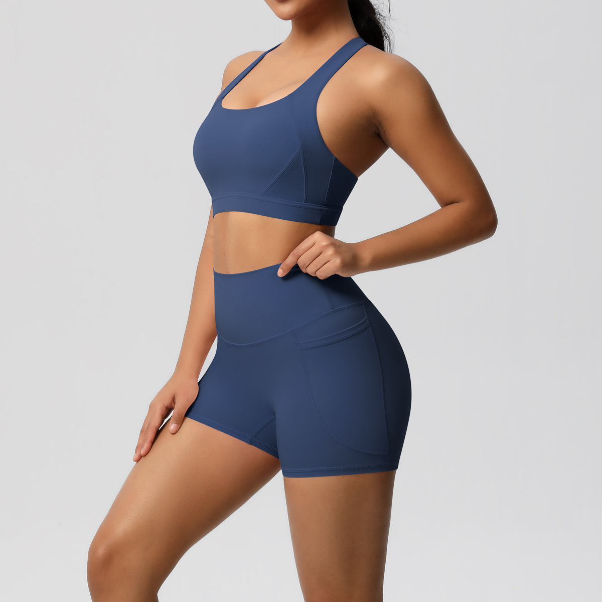 2PCS Sportswear With Pocketed  - Pilates Yoga Gear recension och pris