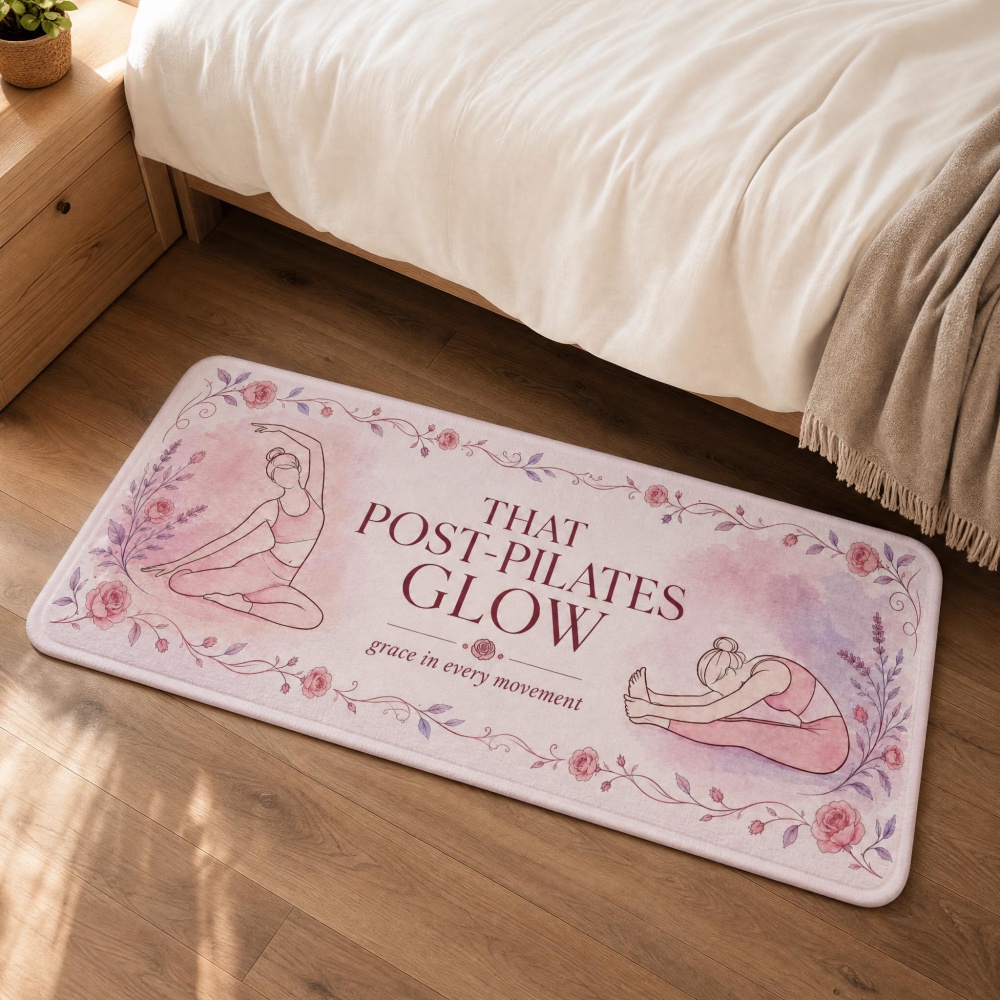 Soft Flannel Floral Yoga Figur - Pilates Yoga Garage recension och pris