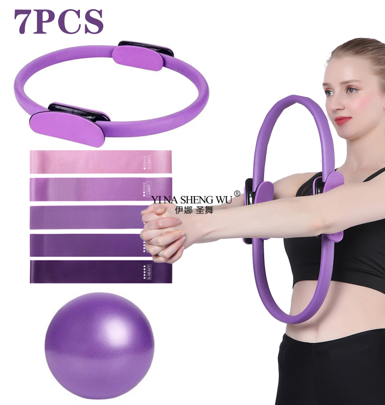 7Pcs Pilates Equipment For Hom - Pilates Ring Magic recension och pris